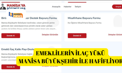 Emeklilerin ilaç yükü Manisa Büyükşehir ile hafifliyor