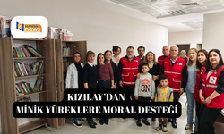 Kızılay’dan minik yüreklere moral desteği