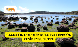 Geçen yıl tamamen kuruyan Tepegöl yeniden su tuttu