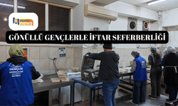 Gönüllü gençlerle iftar seferberliği