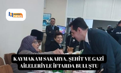 Kaymakam Sakarya, şehit ve gazi aileleriyle iftarda buluştu