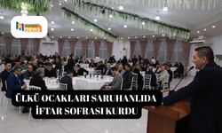 Ülkü ocakları saruhanlıda iftar sofrası kurdu