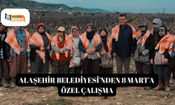 Alaşehir Belediyesi'nden 8 Mart'a özel çalışma