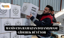 Manisa’da ramazan dayanışması giderek büyüyor
