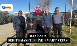 Manisa’da şehit emanetlerine ‘8 Mart’ vefası
