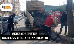 Şehzadeler'de bozulan yollar onarılıyor