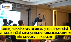 Arınç “Manisa’nın imarını, şehirleşmesini ve geleceğini konuşurken farklılıklarımızı bir kenara bırakalım”
