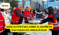 Kızılay'ın iftar çadırı Alaşehir'de dayanışmanın simgesi oldu