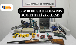 12 ayrı hırsızlık olayının şüphelileri yakalandı