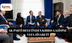 AK Parti heyetinden Kıbrıs Gazisine vefa ziyareti