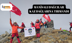 Manisalı dağcılar Kaz Dağlarına tırmandı