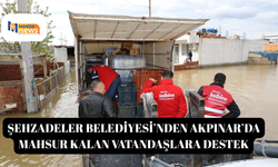 Şehzadeler Belediyesi’nden Akpınar’da mahsur kalan vatandaşlara destek
