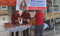 Şehit öğretmen ve öğrenciler için lokma hayrı