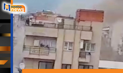 Evini ateşe verdi, kaçarken yakalandı