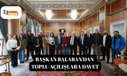 Başkan Balaban'dan toplu açılışlara davet