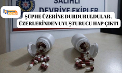 Şüphe üzerine durduruldular, üzerlerinden uyuşturucu hap çıktı