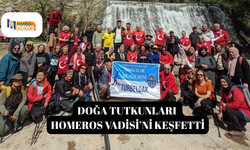 Doğa tutkunları Homeros Vadisi’ni keşfetti