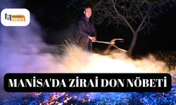 Manisa'da zirai don nöbeti