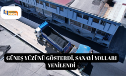 Güneş yüzünü gösterdi, sanayi yolları yenilendi
