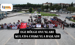 Ege Bölge Oyunları Kula'da coşkuyla başladı