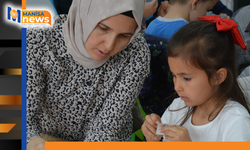 Demirci'de çocuklar bayramı bilimle kutladı