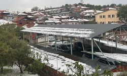 Manisa'da sağanak ve dolu etkili oldu