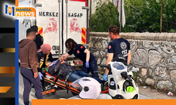 Otomobil ile motosiklet çarpıştı;1 yaralı