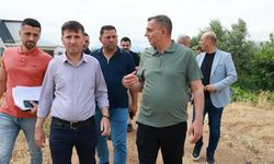 Başkan Şimşek’ten ova yollarına yerinde inceleme