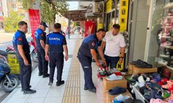 Turgutlu’da yol ve kaldırım işgallerine ortak denetim