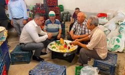 Kaymakam Dalak pazaryerinde esnaf ve vatandaşlarla buluştu