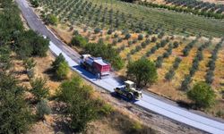 Manisa'da asfalt çalışmaları hızla devam ediyor