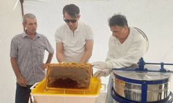 Kaymakam Özcan bal hasadına katıldı