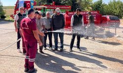 Demirci’de orman yangınlarına karşı 3 tonluk güç
