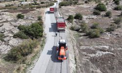 Kula’da 35 kilometrelik yol yenileniyor