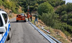 Manisa’da yollara 33 bin metre oto korkuluk