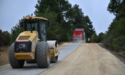 Demirci Söğütçük’te 11 kilometrelik yol için çalışma başladı