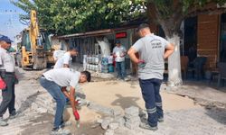 Altyapı çalışmaları sonrası tahrip olan yol ve kaldırımlar yenileniyor
