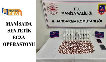 Manisa'da sentetik ecza operasyonu
