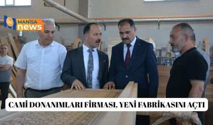 Cami donanımları firması, yeni fabrikasını açtı