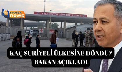 9 Aralık'tan itibaren 250 bin Suriyeli ülkesine döndü