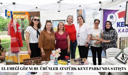 El emeği göz nuru ürünler Atatürk Kent Parkı’nda satışta
