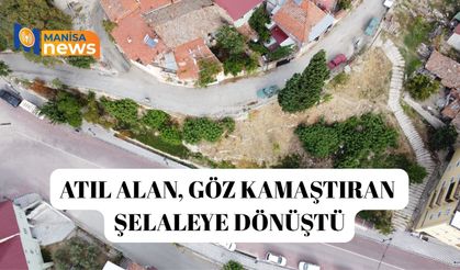 Atıl alan, göz kamaştıran şelaleye dönüştü