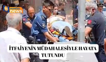 İtfaiyenin müdahalesiyle hayata tutundu