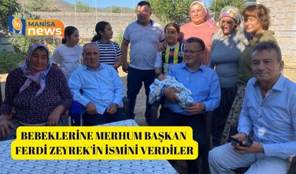 Bebeklerine merhum Başkan Ferdi Zeyrek'in ismini verdiler