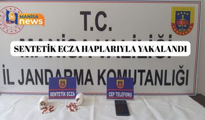 Sentetik ecza haplarıyla yakalandı