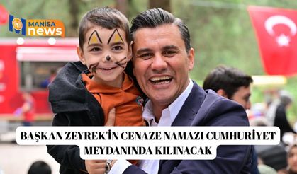 Başkan Zeyrek'in cenaze namazı Cumhuriyet Meydanında kılınacak