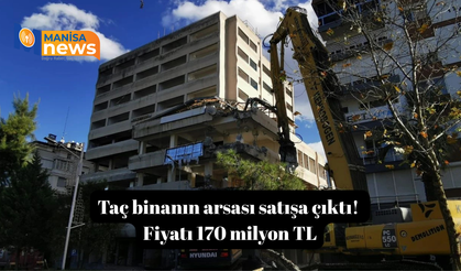 Taç binanın arsası satışa çıktı! Fiyatı 170 milyon TL