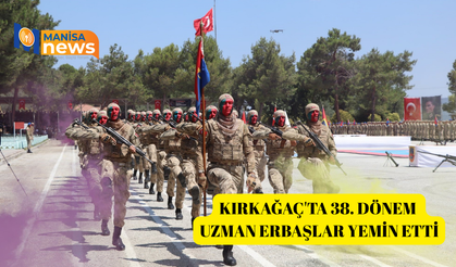 Kırkağaç'ta 38. dönem uzman erbaşlar yemin etti