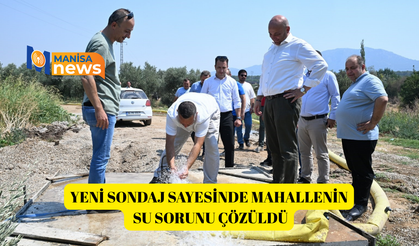 Yeni sondaj sayesinde mahallenin su sorunu çözüldü