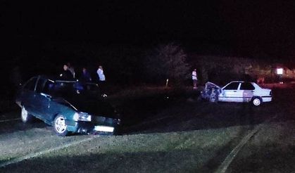 Yağışlı hava kazayı beraberinde getirdi: 2 yaralı